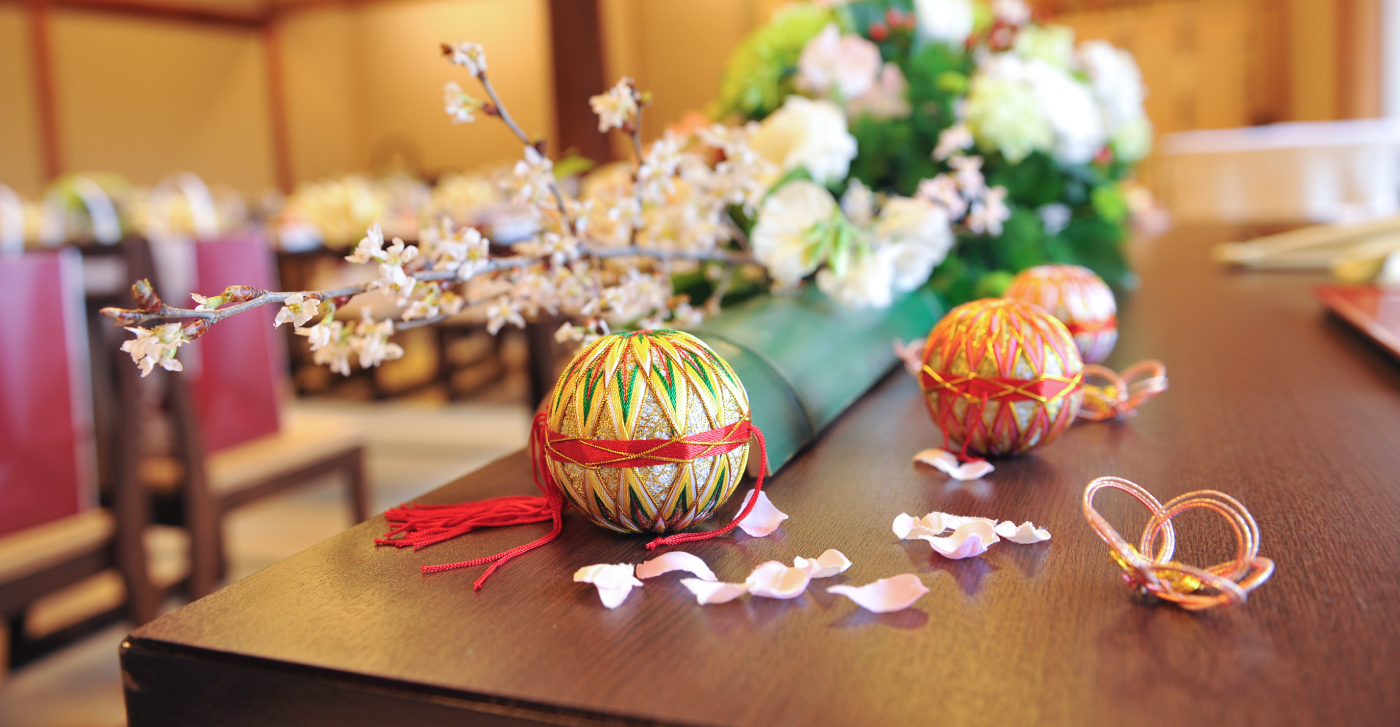 京都で和風でする料亭結婚式の画像