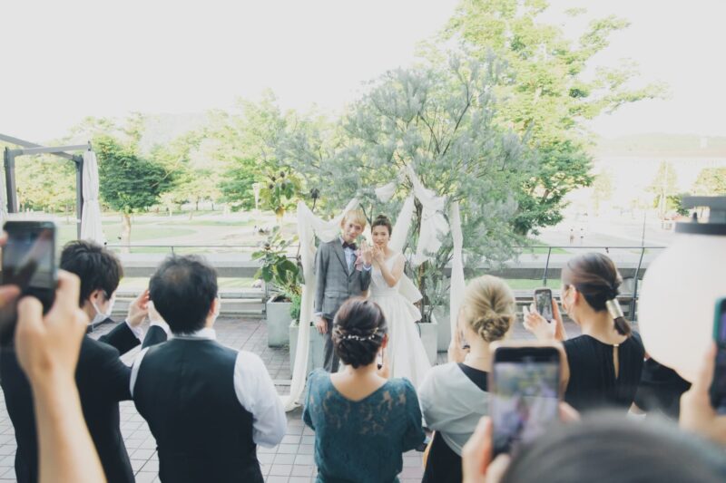 京都モダンテラス　結婚式　テラス　挙式
