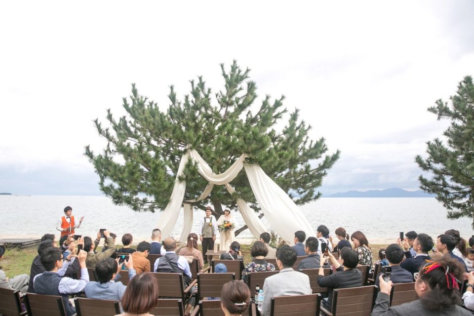 琵琶湖　結婚式