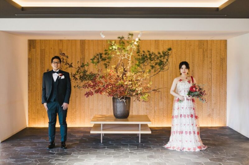 二部制ウェディング　結婚式　京都